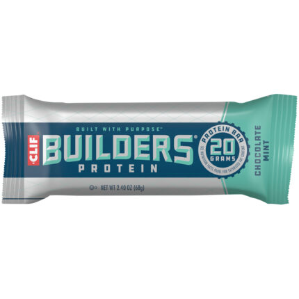 Clif Bar, Builders Protein Bar Chocolate Mint, Case Of 12, 2.4 Oz