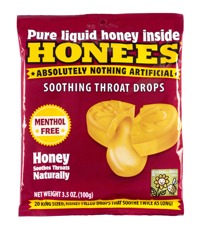 Honees, Honey Soothing Throat Drops, Case Of 12, 20 Ct - Image 1