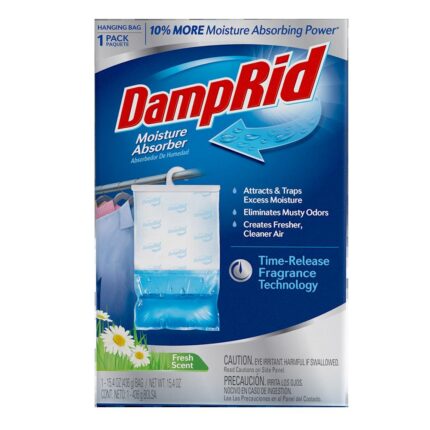 Damp Rid, Moisture Absorber Hanger Fresh Scent, Case Of 6, 15.4 Oz