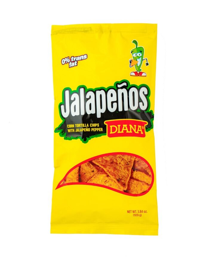 Diana, Chips Corn Tortilla With Jalapeos, Case Of 24, 3.84 Oz - Image 1