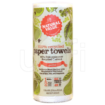 Natval Paper Towel,Single,2Ply 80 Ct