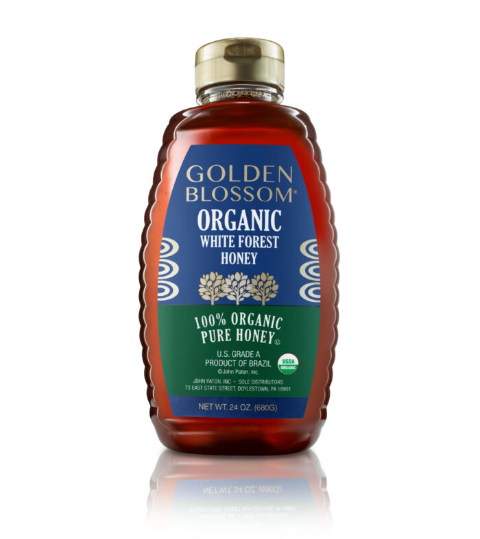 Golden Blossom, Honey 100% Pure Organic White Forest, Case Of 6, 24 Oz - Image 1