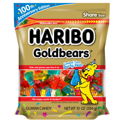 Haribo, Gold Bears Gummi Candy, Case Of 8, 10 Oz