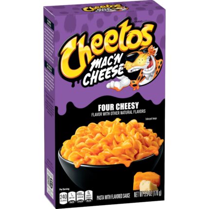 Cheetos, Mac 'N Cheese Flavor Four Cheesy, Case Of 12, 5.9 Oz