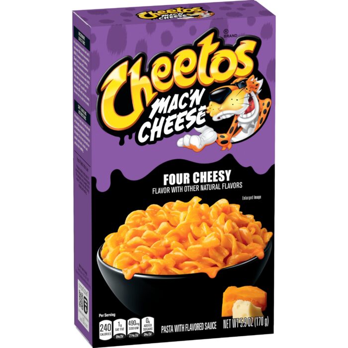 Cheetos, Mac 'N Cheese Flavor Four Cheesy, Case Of 12, 5.9 Oz - Image 1