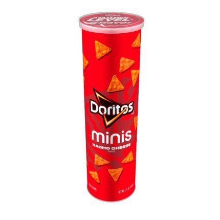 Doritos, Mini'S Tortilla Chips Nacho Cheese Flavored, Case Of 12, 5.12 Oz