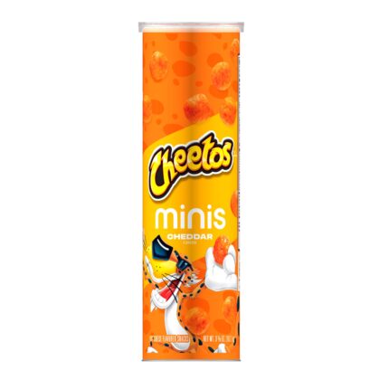 Cheetos, Minis Bites Cheddar Cheese Flavored Snacks, Case Of 12, 3.62 Oz
