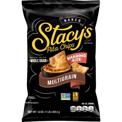 Stacy'S, Baked Multigrain Pita Chips Sharing Size, Case Of 6, 16 Oz