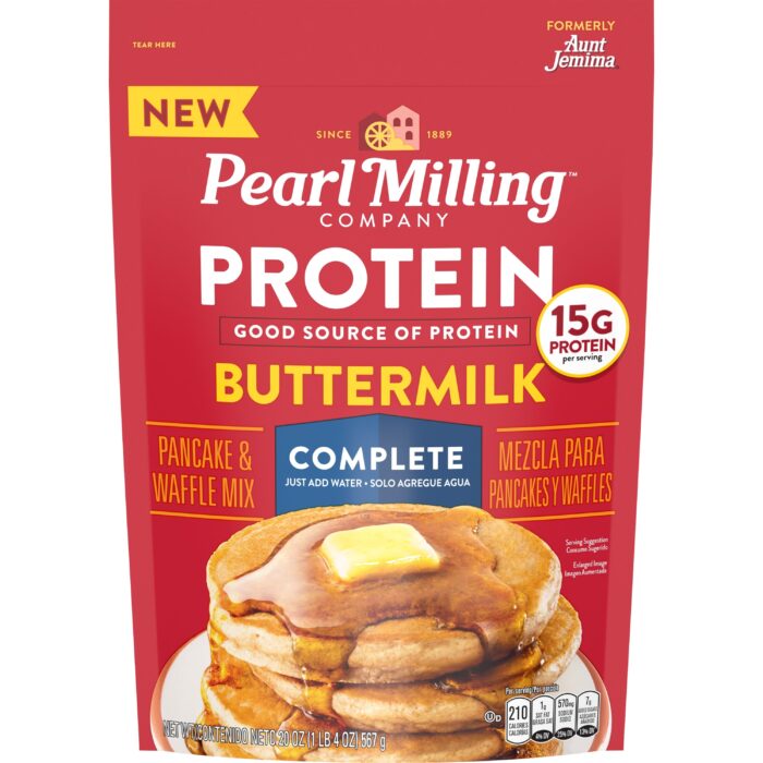 Pearl Milling Co, Protein Buttermilk Pancake And Waffle Mix 20Oz, Case Of 6, 20 Oz - Image 1