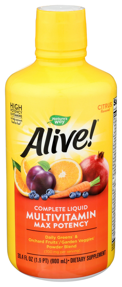 Natway Alive! Liquid,Citrus 30 Fz