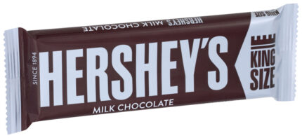 Hershey'S, Milk Chocolate King Size Bar, Case Of 18, 2.6 Oz