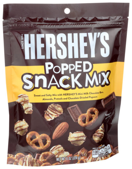 Hershey'S, Popped Snack Mix, Case Of 6, 8 Oz