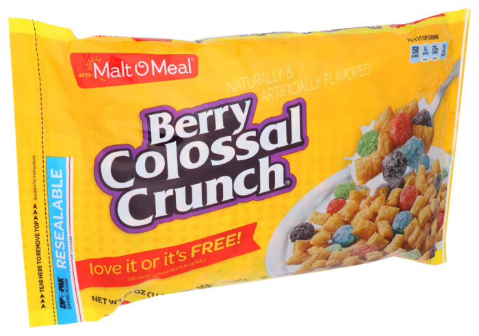 Malt-O-Meal, Family Size Berry Colossal Crunch Cereal, Case Of 8, 26 Oz - Image 1