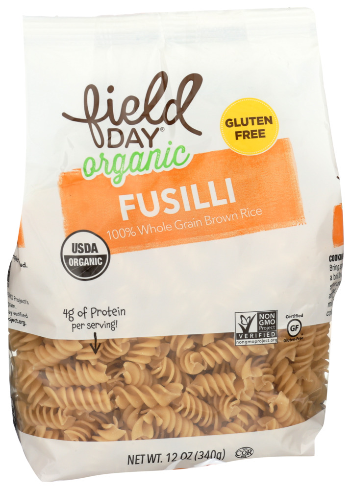 Fieldy Pasta,Og2,Fusilli,Br Rice 12 Oz - Image 1
