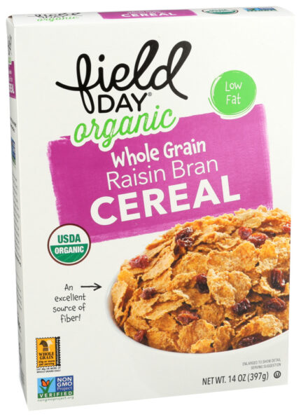 Fieldy Cereal,Og2,Raisin Bran,Wg 14 Oz