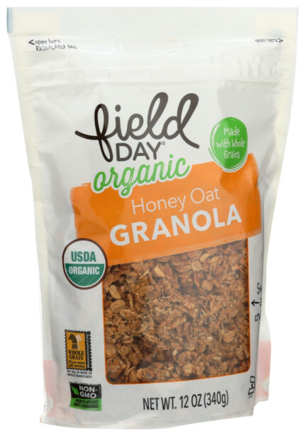 Fieldy Granola,Og2,Honey Oat 12 Oz