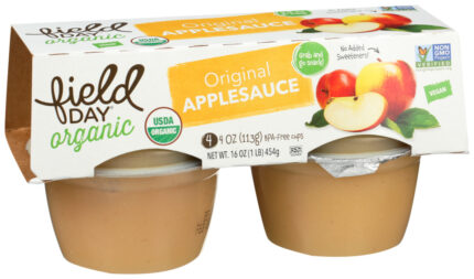 Fieldy Applesauce,Og2,Cup,Orig 4/4 Oz