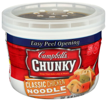Campbell'S, Chunky Classic Chicken Noodle Soup, Case Of 8, 15.25 Oz