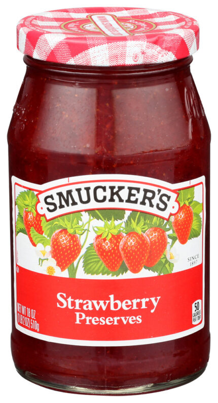 Smucker'S, Strawberry Preserves, Case Of 12, 18 Oz