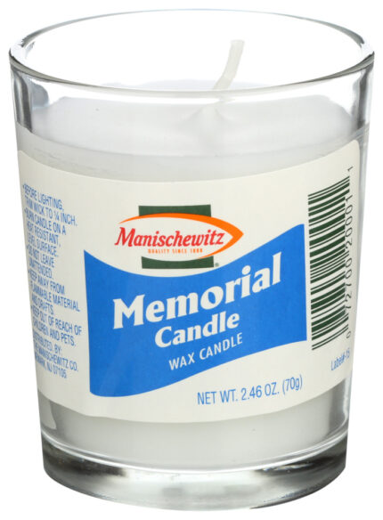 Mansch Candle,Memorial,Glass Ct