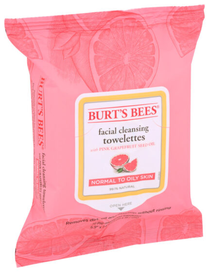 Burtsb Face Twlt,Pnk Grpfrt 30 Ct