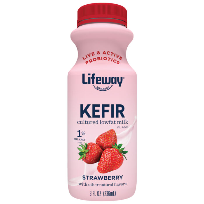 Lifway Kefir,Lf,Strawberry 8 Fz - Image 1