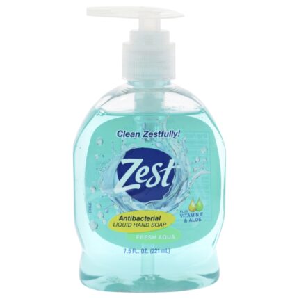 Zest Aqua Liquid Hand Soap 7.5Oz