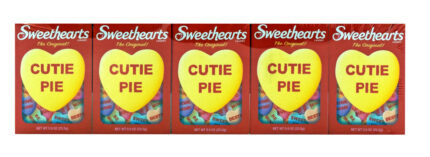 Sweethearts, Original Heart Candies 5 Box Multipack, Case Of 28, 4.5 Oz