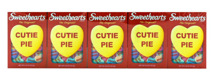 Sweethearts, Original Heart Candies 5 Box Multipack, Case Of 28, 4.5 Oz - Image 1