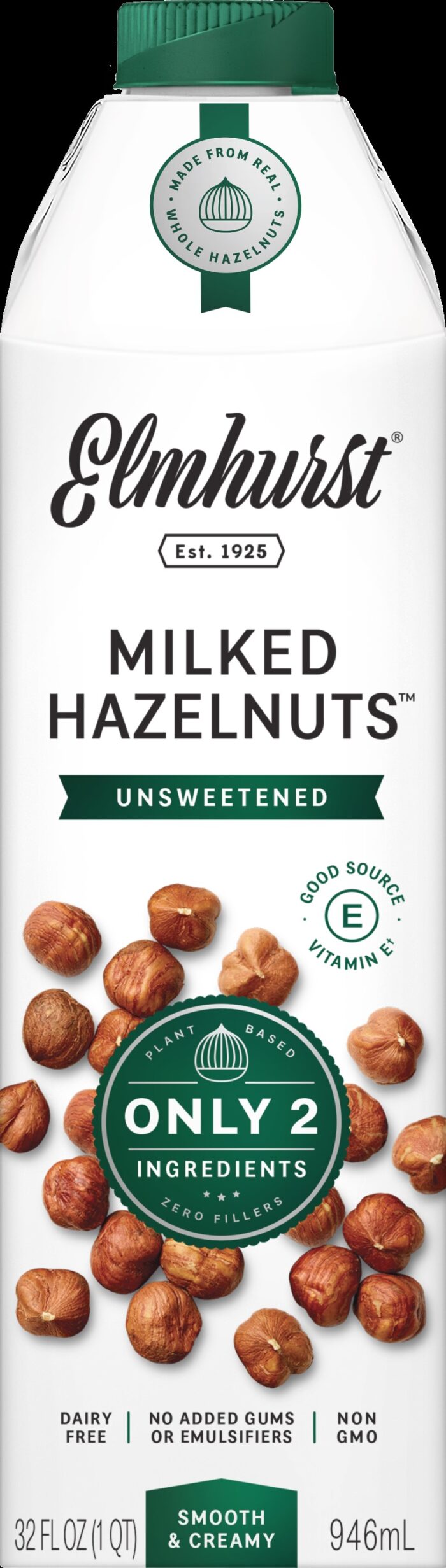 Elmhrs Milked Hazelnut,Unsweetnd 32 Fz - Image 1