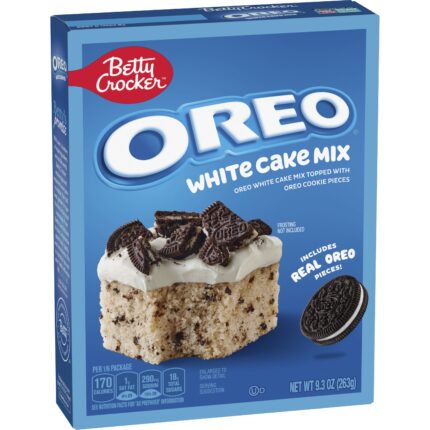 Betty Crocker, Oreo White Cake Mix With Oreo Cookie Pieces, Case Of 6, 9.3 Oz