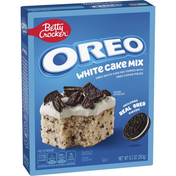 Betty Crocker, Oreo White Cake Mix With Oreo Cookie Pieces, Case Of 6, 9.3 Oz - Image 1