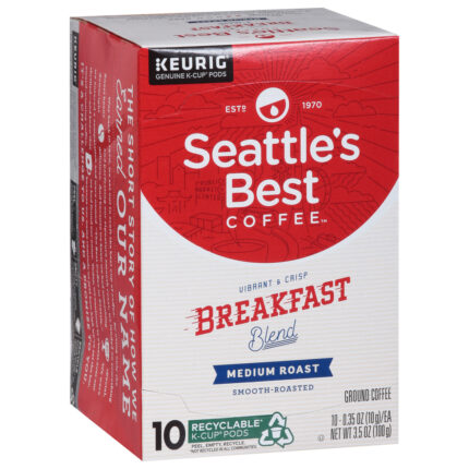 SeattleS Best Coffee, Breakfast Blend K-Cup Pods, Case Of 6, 3.5 Oz