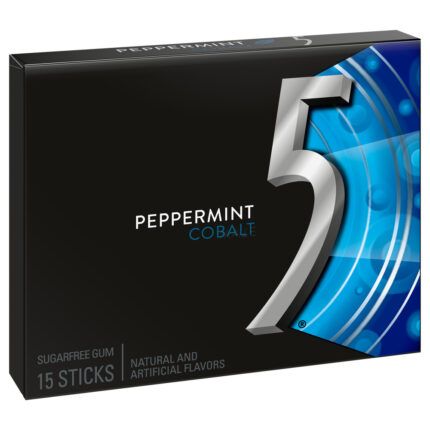 Five, Peppermint Cobalt, Case Of 10, 15 Ct
