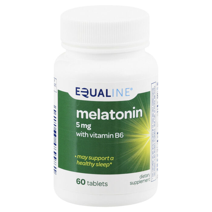 Equaline, Melatonin 5 Mg With Vitamin B6 Tablets, Case Of 3, 60 Ct - Image 1