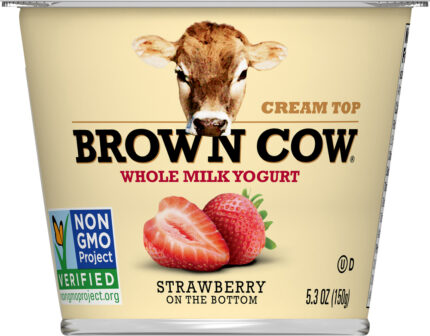 Brcow Yogurt,Crm Top,Strawberry 5.3 Oz