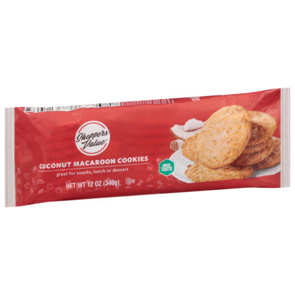 Shoppers Value, Coconut Macaroon Cookies, Case Of 12, 12 Oz
