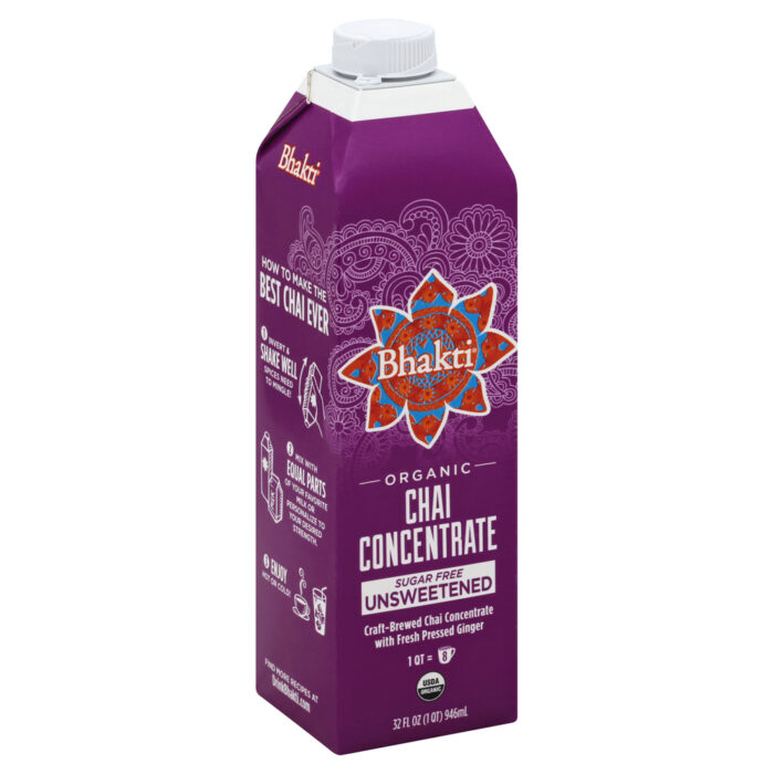 Bhakti Chai,Unswtnd,Concentrate 32 Fz - Image 1