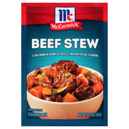 Mccormick, Beef Stew Seasoning Mix Packet, Case Of 12, 1.5 Oz