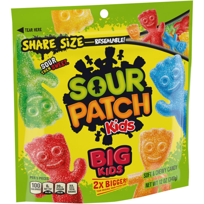 Sour Patch, Kids Big Kids Soft And Chewy Candy Bag, Case Of 12, 12 Oz - Image 1