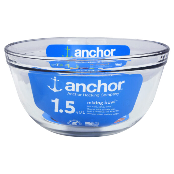 Anchor Hocking, Mixing Bowl, Case Of 6, 1.5 Qt - Image 1