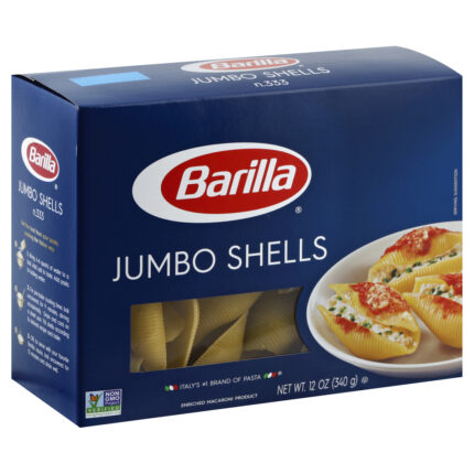 Barilla, Jumbo Shells Pasta, Case Of 12, 12 Oz