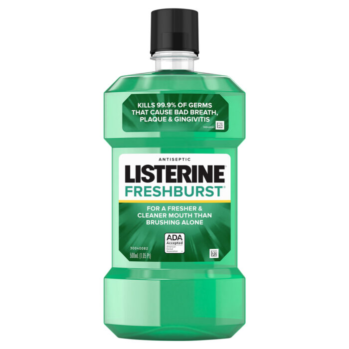 Listerine, Freshburst Antiseptic Mouthwash Mint, Case Of 6, 500 Ml - Image 1
