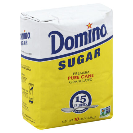 Domino, Pure Cane Sugar, Case Of 4, 10 Lb