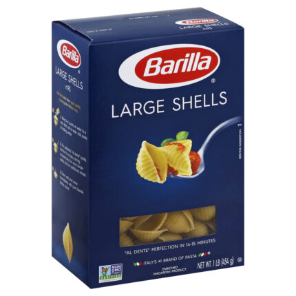 Barilla, Pasta Large Shells, Case Of 12, 16 Oz