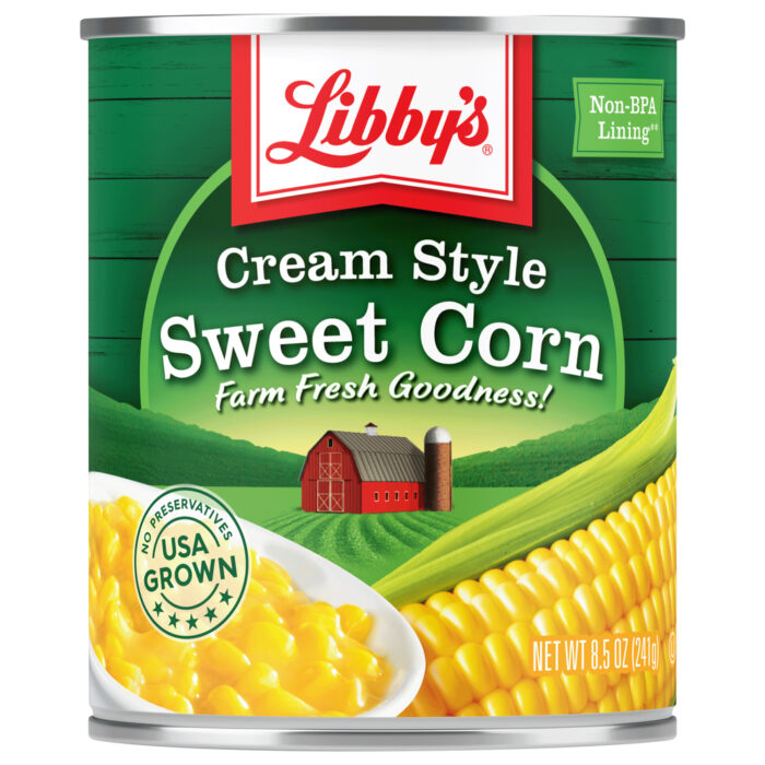 Libby'S, Cream Style Sweet Corn, Case Of 12, 8 Oz - Image 1