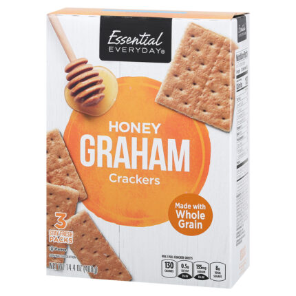 Essential Everyday, Honey Graham Crackers, Case Of 12, 14.4 Oz