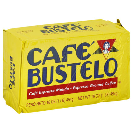 Cafe Bustelo, Espresso Dark Roast Brick Ground Coffee, Case Of 12, 16 Oz