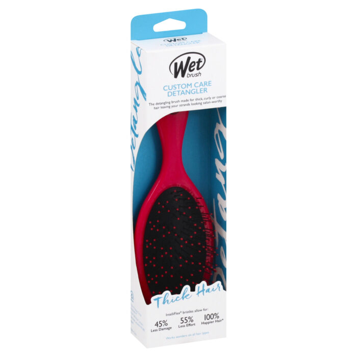 Wet Brush, Custom Care Thick Hair Pink Detangler, Case Of 4, 1 Ct - Image 1