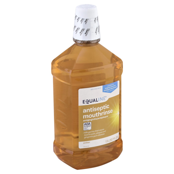 Equaline, Antiseptic Mouth Rinse Amber, Case Of 6, 1.5 Lt - Image 1